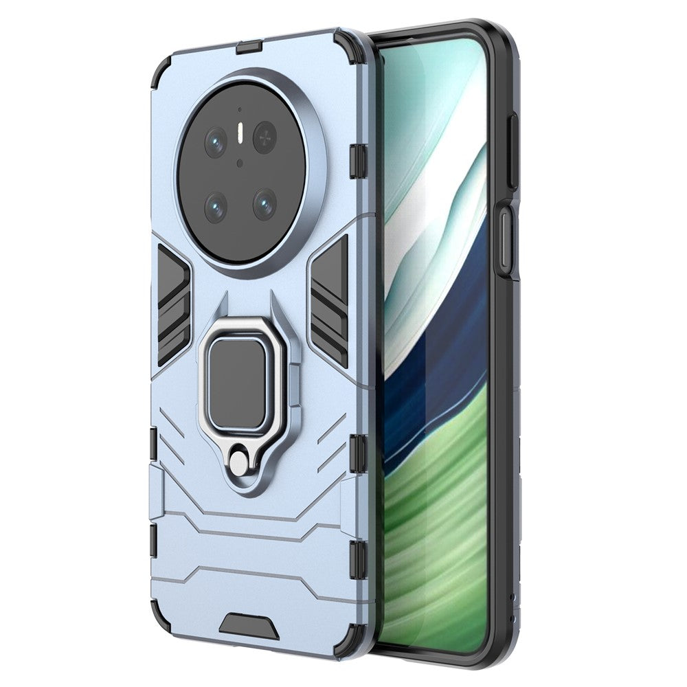 Huawei Mate 70-skal PC+TPU skyddande mobilskal med ringstativ