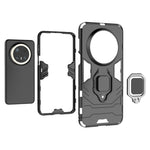 For Huawei Mate 70 Pro+ / 70 Pro Case PC+TPU Protective Phone Cover with Ring Kickstand