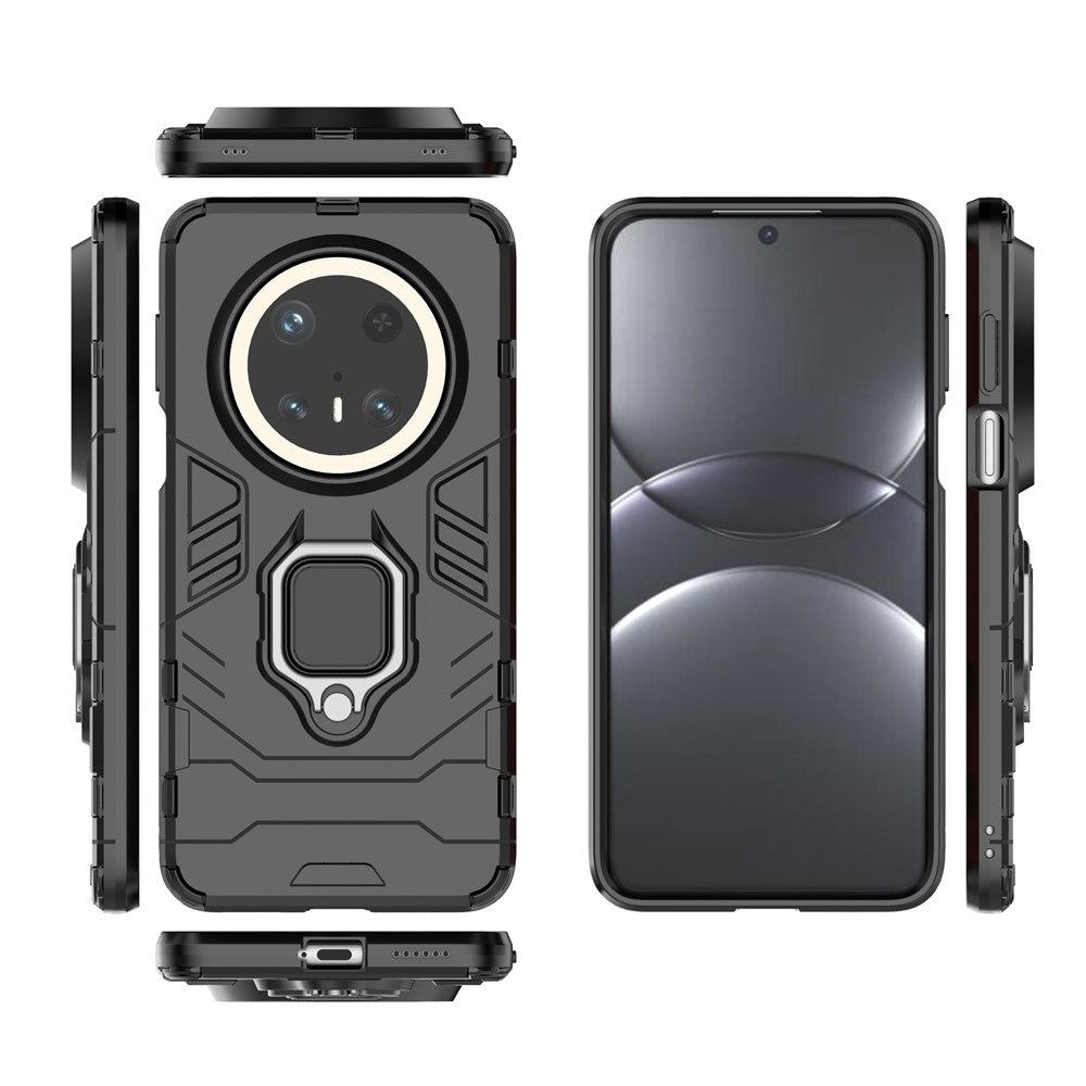 For Huawei Mate 70 Pro+ / 70 Pro Case PC+TPU Protective Phone Cover with Ring Kickstand