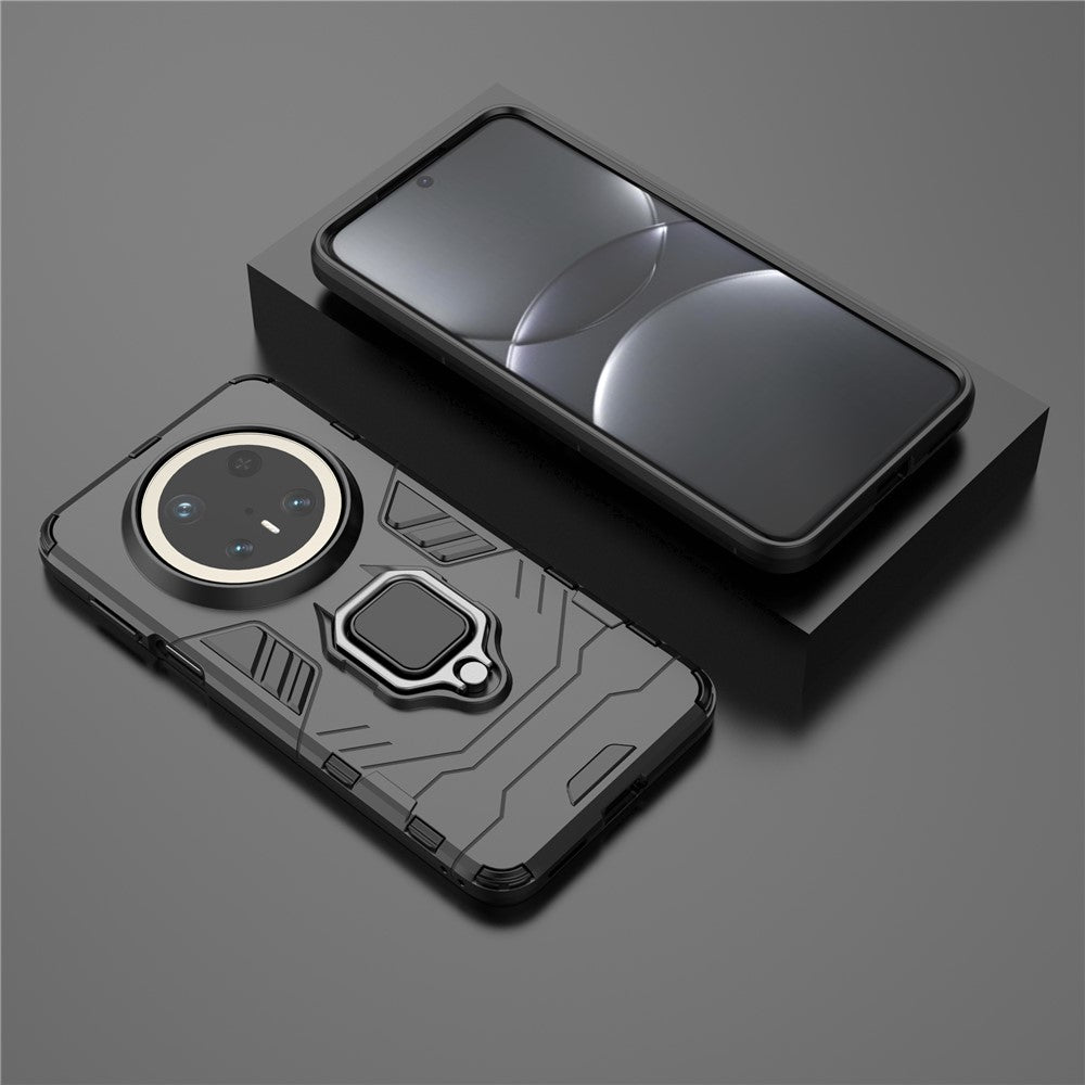 For Huawei Mate 70 Pro+ / 70 Pro Case PC+TPU Protective Phone Cover with Ring Kickstand