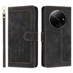 For Xiaomi Poco C61 4G / Redmi A3 4G Case Tulip Leather Phone Cover with 5 Card Slots Wallet