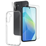 NORTHJO För Samsung Galaxy A56 5G / A36 5G TPU mobilskal Set med Framskärmskydd + Linsfilm