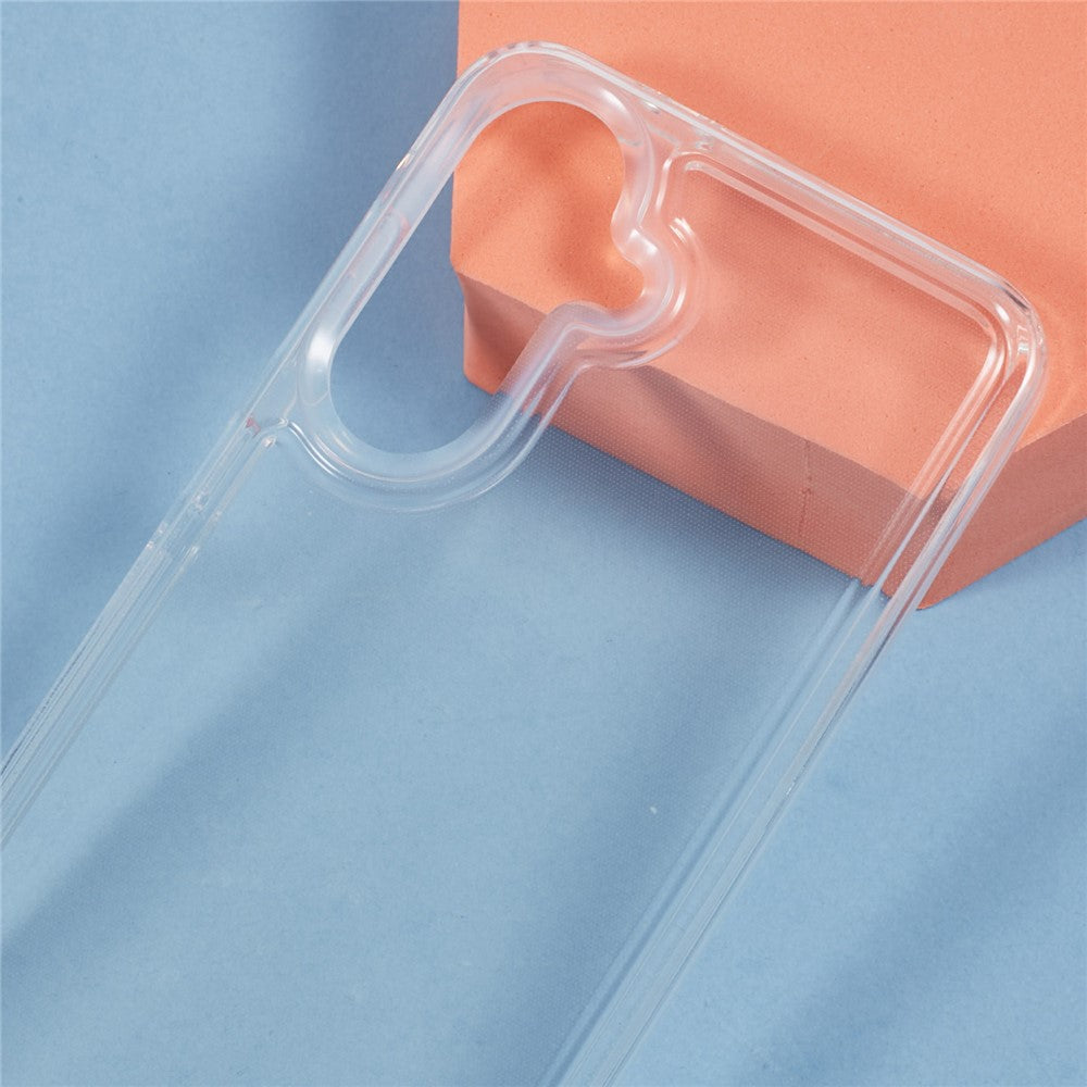 For Samsung Galaxy A55 5G Case HD Clear Soft TPU Phone Back Cover Airbag Protection