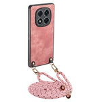 Xiaomi Redmi Note 14 Pro 5G / Poco X7 5G-cover i retrostruktureret læderbelagt PC+TPU med ophængningssnor