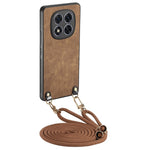 Xiaomi Redmi Note 14 Pro 5G / Poco X7 5G-cover i retrostruktureret læderbelagt PC+TPU med ophængningssnor