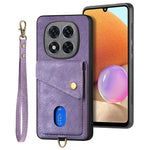For Xiaomi Redmi Note 14 Pro 5G / Poco X7 5G Case Leather+TPU Back Cover with Card Slot Kickstand