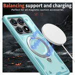 For Xiaomi 14T Case Magnetic Case Military Protection PC+TPU Kickstand Phone Cover