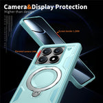 For Xiaomi 14T Case Magnetic Case Military Protection PC+TPU Kickstand Phone Cover