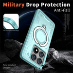 For Xiaomi 14T Pro Magnetic Case Military Protection PC+TPU Kickstand Phone Cover