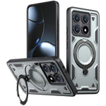 For Xiaomi 14T Pro Magnetic Case Military Protection PC+TPU Kickstand Phone Cover
