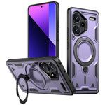 For Xiaomi Redmi Note 13 Pro+ 5G Magnetic Case Military Protection PC+TPU Kickstand Phone Cover
