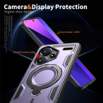 For Xiaomi Redmi Note 13 Pro+ 5G Magnetic Case Military Protection PC+TPU Kickstand Phone Cover