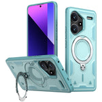 For Xiaomi Redmi Note 13 Pro+ 5G Magnetic Case Military Protection PC+TPU Kickstand Phone Cover