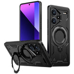 Xiaomi Redmi Note 13 Pro+ 5G Magnetiskt Skal Militärt Skyddande PC+TPU Stativ mobilskal