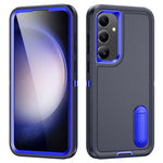 For Samsung Galaxy S25 / S24 Case Kickstand Phone Cover PC+Silicone+EVA 3-in-1 Design