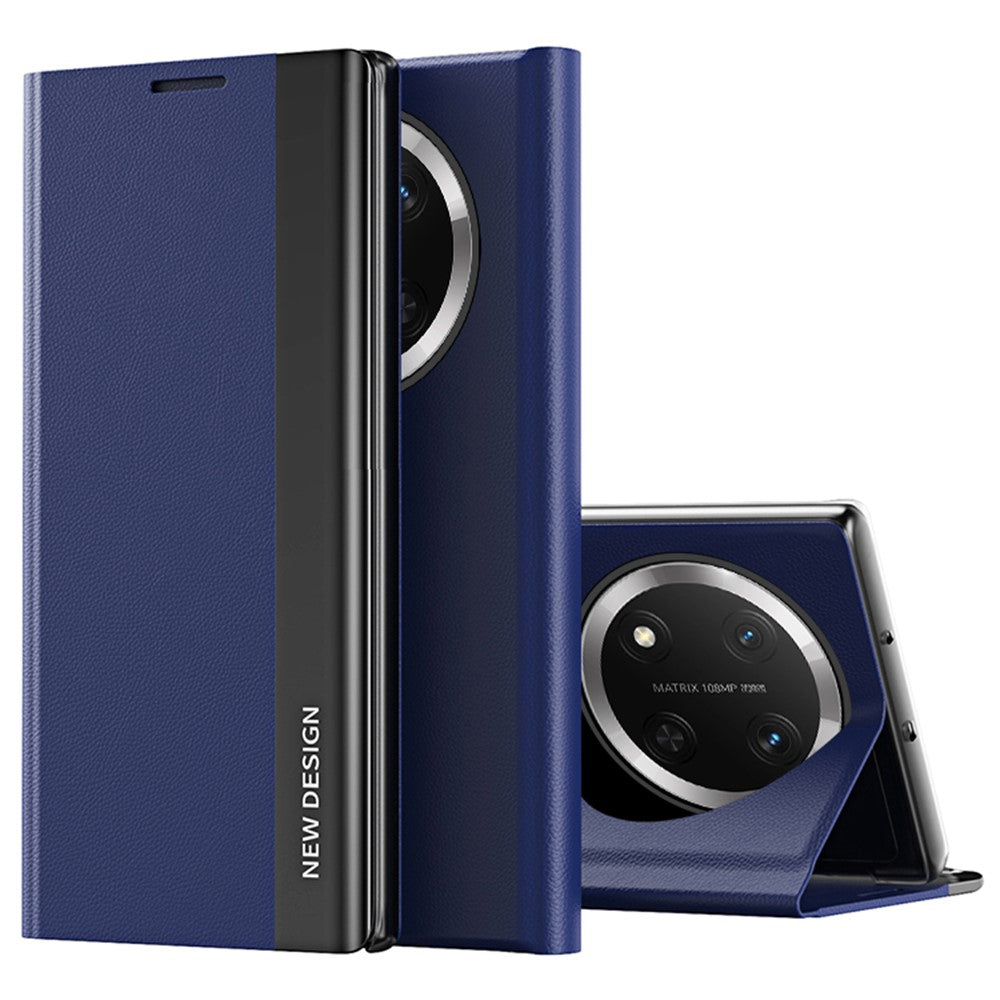 Til Honor Magic7 Lite 5G / X9c 5G / X60 Pro 5G Etui Anti-Drop Læder Telefoncover med Stativ