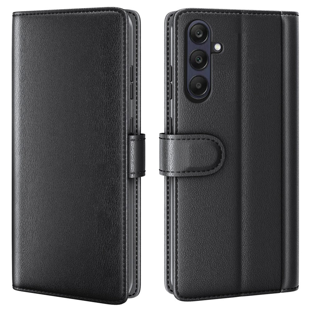 For Samsung Galaxy A26 5G Case Genuine Split Leather Phone Cover with Wallet Stand