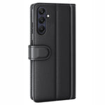 For Samsung Galaxy A26 5G Case Genuine Split Leather Phone Cover with Wallet Stand