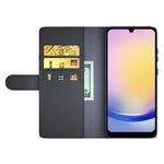 For Samsung Galaxy A26 5G Case Genuine Split Leather Phone Cover with Wallet Stand