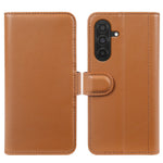 For Samsung Galaxy A26 5G Case Genuine Split Leather Phone Cover with Wallet Stand