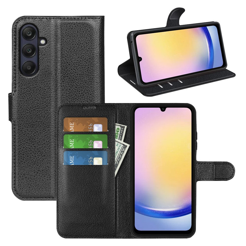 For Samsung Galaxy A26 5G Case Litchi Texture Shockproof Leather Wallet Phone Cover
