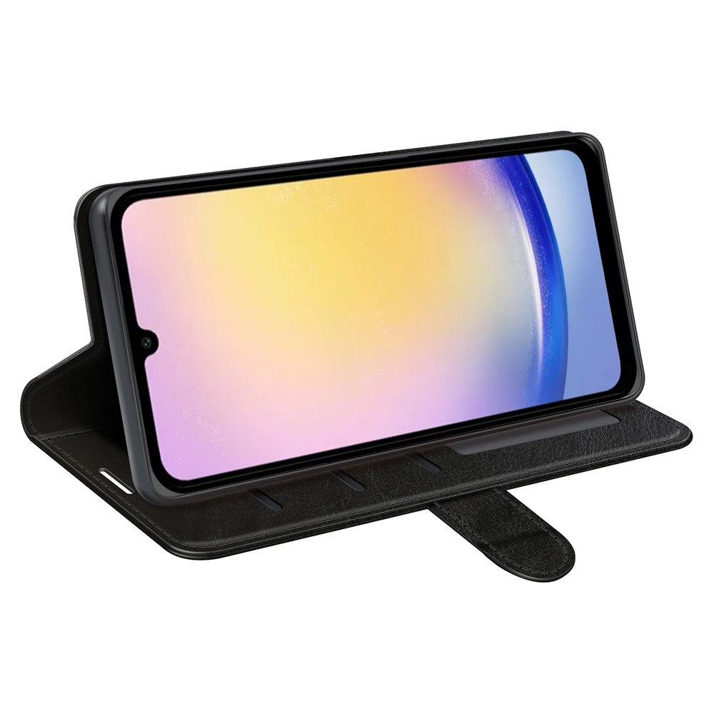 Til Samsung Galaxy A26 5G Pung Etui Crazy Horse Tekstur Stativ Læder Telefoncover
