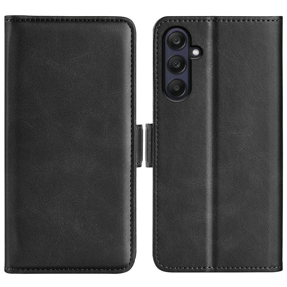 For Samsung Galaxy A26 5G Stand Case Calf Texture Leather Wallet Phone Cover