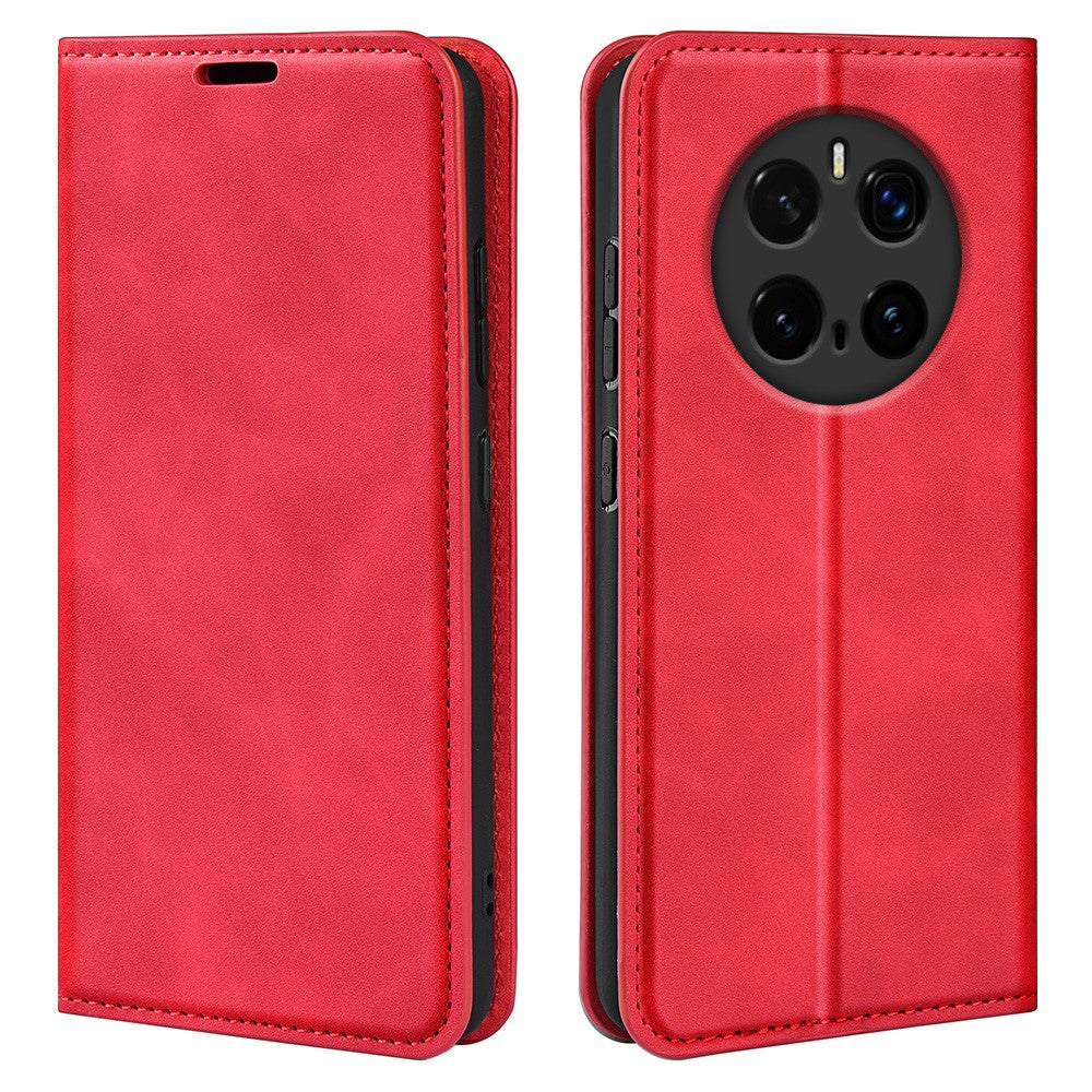 For Honor Magic7 Pro 5G Case Skin-Touch Leather Wallet Phone Cover