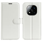 Xiaomi Redmi Note 14 Pro+ 5G-skal Litchitextur Stötsäkert Läderplånboksfodral