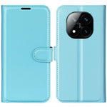 Xiaomi Redmi Note 14 Pro+ 5G-skal Litchitextur Stötsäkert Läderplånboksfodral