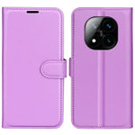Xiaomi Redmi Note 14 Pro+ 5G-skal Litchitextur Stötsäkert Läderplånboksfodral