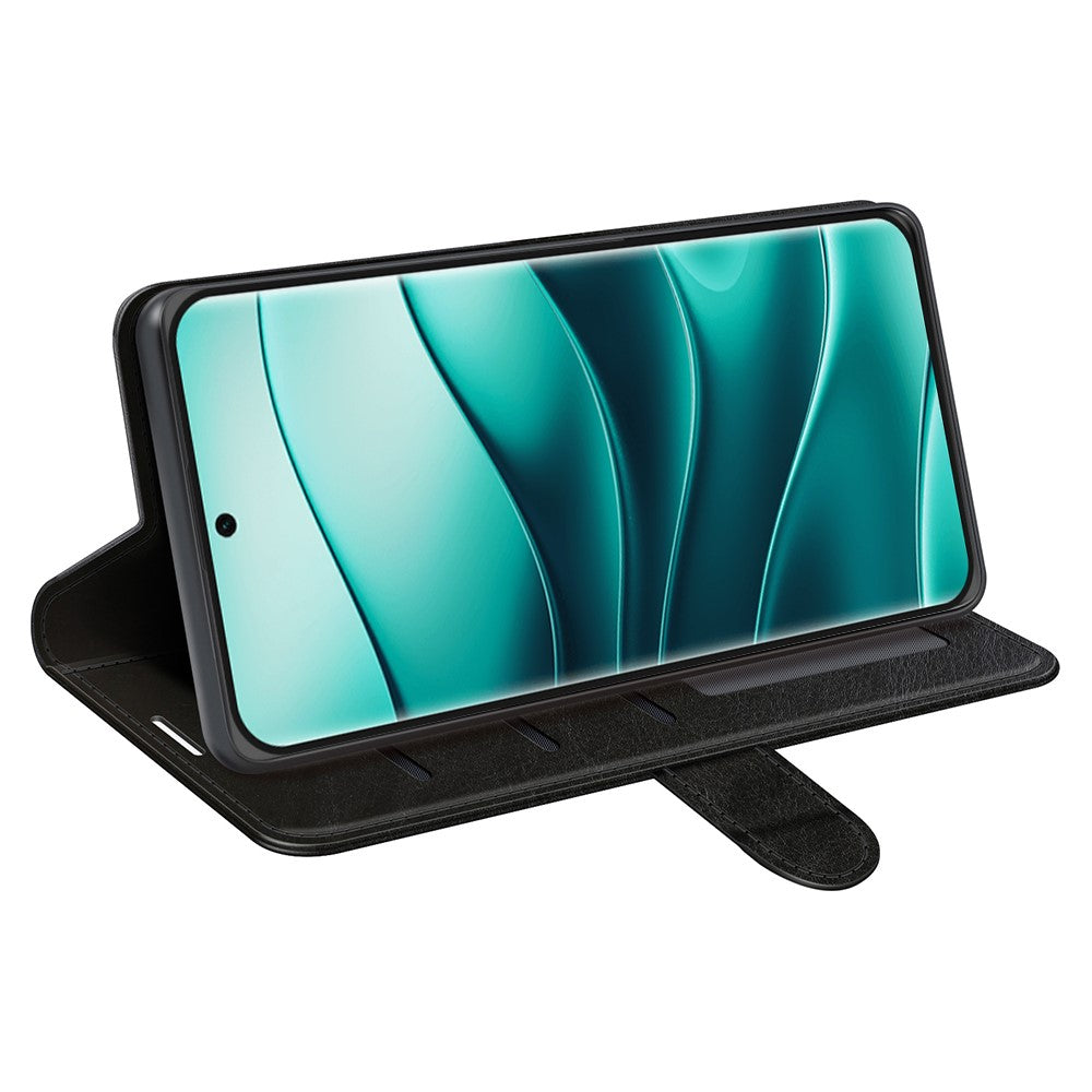 For Xiaomi Redmi Note 14 Pro+ 5G Wallet Case Crazy Horse Texture Stand Leather Phone Cover