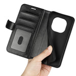 For Xiaomi Redmi Note 14 Pro+ 5G Wallet Case Crazy Horse Texture Stand Leather Phone Cover