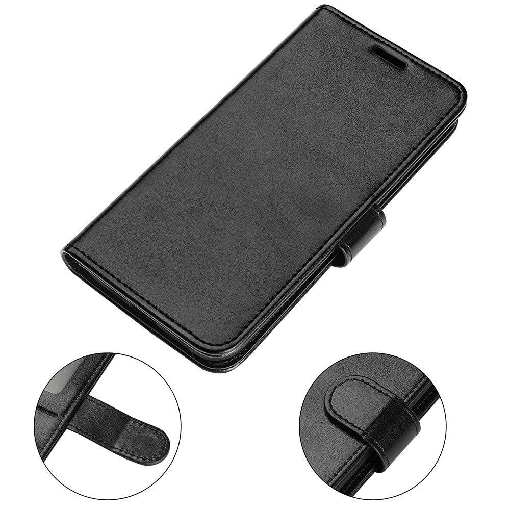For Xiaomi Redmi Note 14 Pro+ 5G Wallet Case Crazy Horse Texture Stand Leather Phone Cover