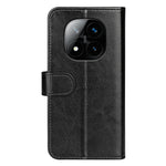 For Xiaomi Redmi Note 14 Pro+ 5G Wallet Case Crazy Horse Texture Stand Leather Phone Cover