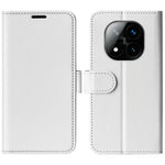 For Xiaomi Redmi Note 14 Pro+ 5G Wallet Case Crazy Horse Texture Stand Leather Phone Cover