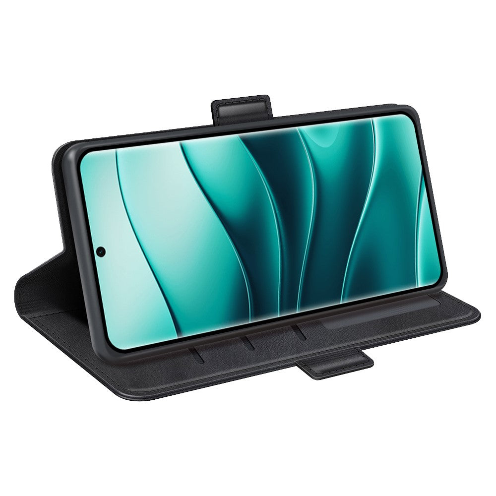 For Xiaomi Redmi Note 14 Pro+ 5G Stand Case Calf Texture Leather Wallet Phone Cover
