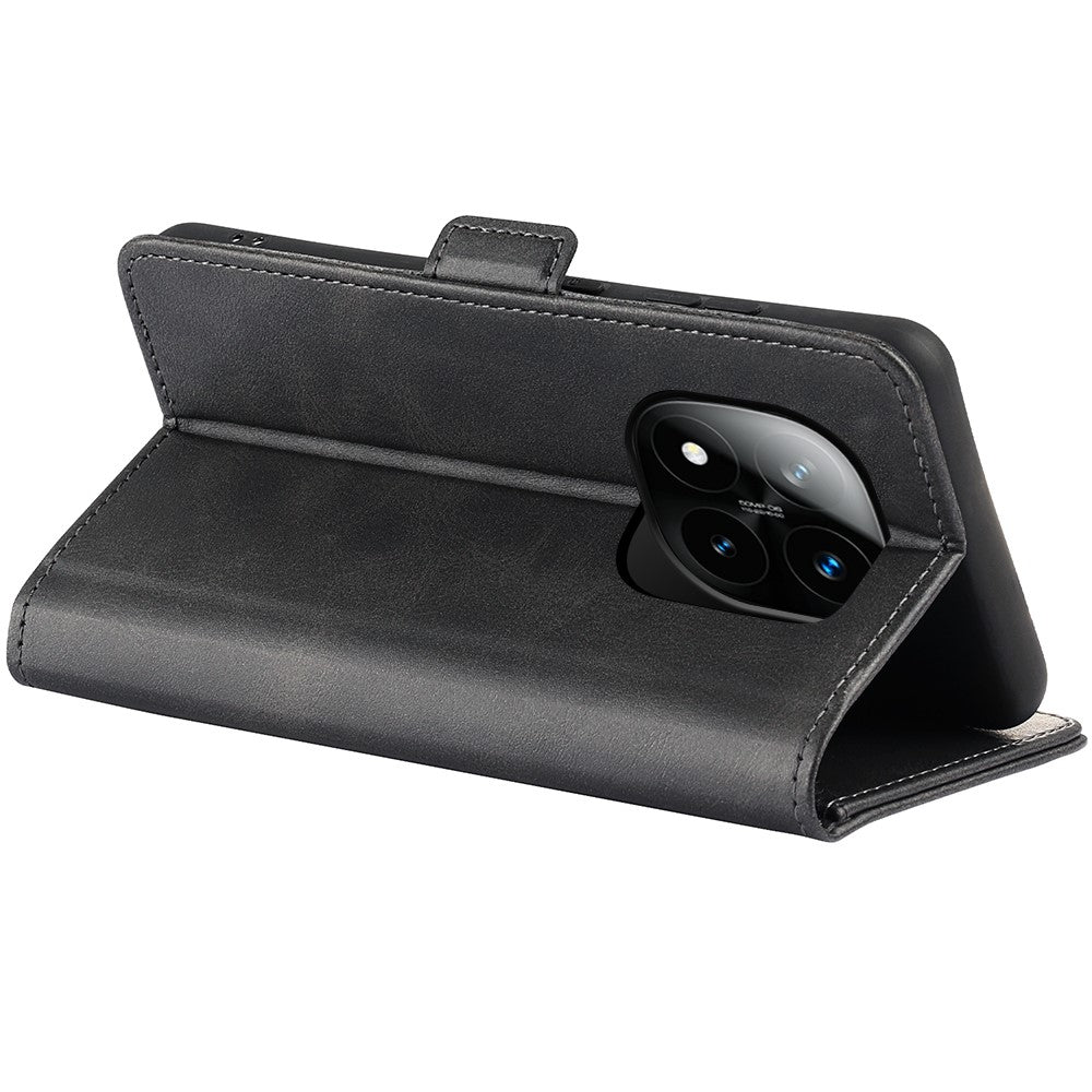 For Xiaomi Redmi Note 14 Pro+ 5G Stand Case Calf Texture Leather Wallet Phone Cover
