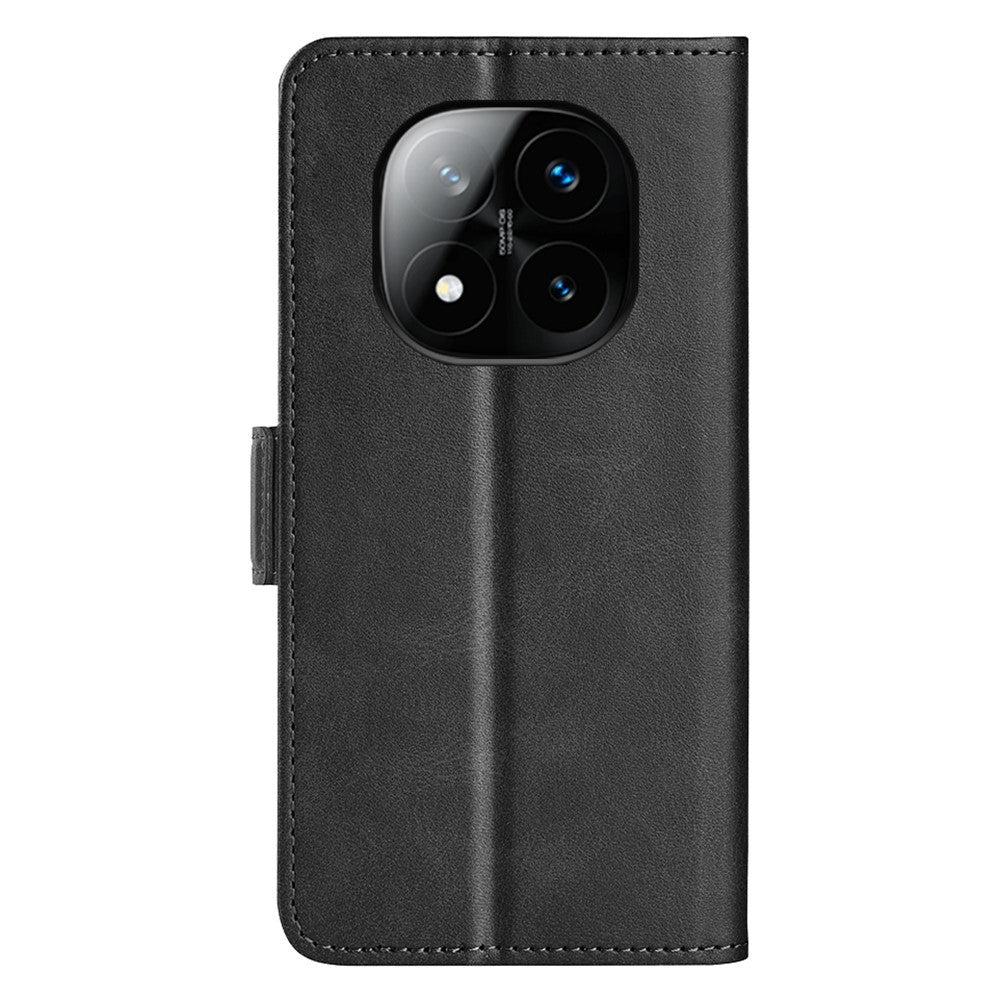 For Xiaomi Redmi Note 14 Pro+ 5G Stand Case Calf Texture Leather Wallet Phone Cover