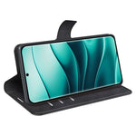 For Xiaomi Redmi Note 14 Pro+ 5G Stand Case Anti-Scratch Calf Texture Leather Phone Cover