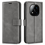 For Xiaomi Redmi Note 14 Pro+ 5G Stand Case Anti-Scratch Calf Texture Leather Phone Cover
