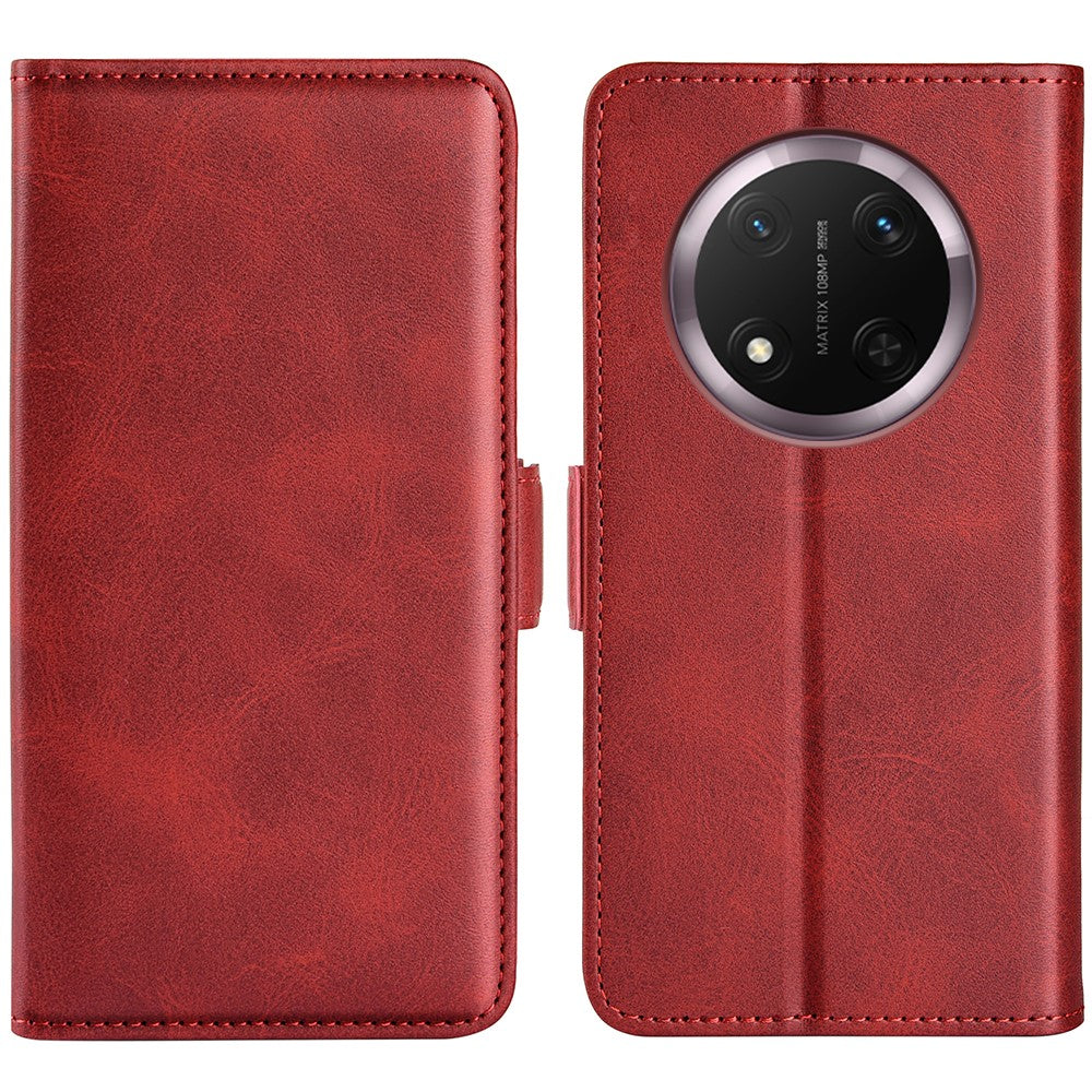 For Honor Magic7 Lite 5G / X9c 5G / X60 Pro 5G Stand Case Calf Texture Leather Wallet Phone Cover