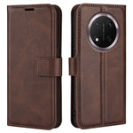 For Honor Magic7 Lite 5G / X9c 5G / X60 Pro 5G Stand Case Anti-Scratch Calf Texture Leather Phone Cover