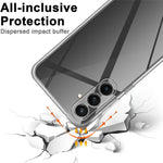Til Samsung Galaxy A26 5G Etui Anti-fingeraftryk Krystalklar TPU Telefoncover