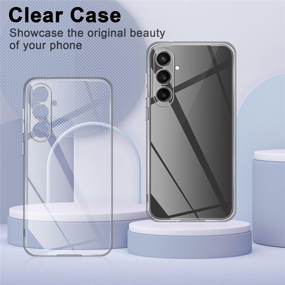 Til Samsung Galaxy A26 5G Etui Anti-fingeraftryk Krystalklar TPU Telefoncover