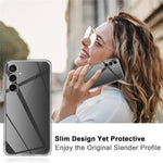 Til Samsung Galaxy A26 5G Etui Anti-fingeraftryk Krystalklar TPU Telefoncover
