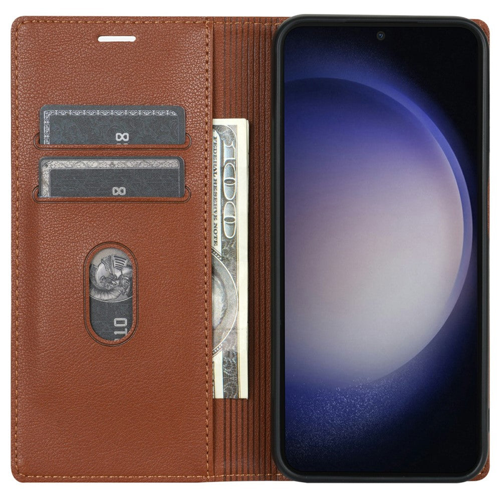 For Samsung Galaxy A56 5G Wallet Case Magnetic Closure PU Leather Phone Cover