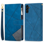 Til Samsung Galaxy A26 5G Pung Etui Farve Splejsning Læder Telefoncover med Stativ