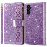 For Samsung Galaxy A26 5G Case Starry Sky Carving Leather Wallet Phone Cover