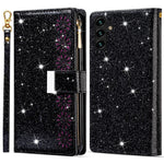 For Samsung Galaxy A26 5G Case Starry Sky Carving Leather Wallet Phone Cover